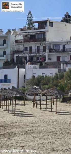 Kreta Makri Gialos Kreta, Makri Gialos Apartmenthaus in fantastischer Lage am Hafen Haus kaufen